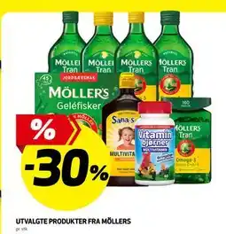 Bunnpris UTVALGTE PRODUKTER FRA MÖLLERS tilbud