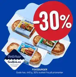 Rema 1000 FISKEBURGER tilbud