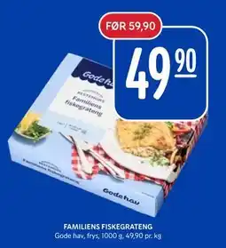 Rema 1000 FAMILIENS FISKEGRATENG tilbud