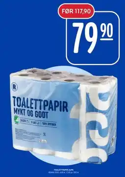 Rema 1000 TOALETTPAPIR 24PK tilbud