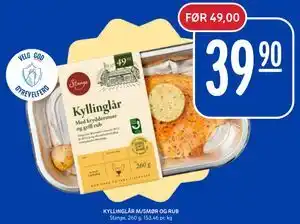 KYLLINGLÅR M/SMØR OG RUB