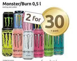 Joker Monster/Burn 0,5 l tilbud