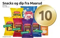 Joker Snacks og dip fra Maarud tilbud