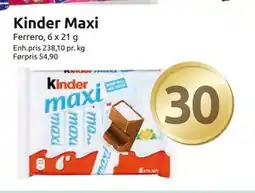 Joker Kinder Maxi tilbud
