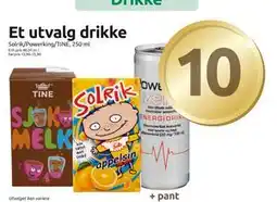 Joker Et utvalg drikke tilbud