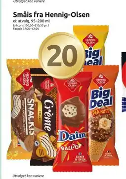 Joker Småis fra Hennig-Olsen tilbud