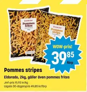 Eurocash Pommes stripes tilbud