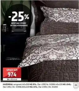 Bohus HAZENDAL sengesett tilbud