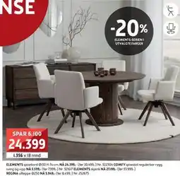Bohus ELEMENTS spisebord tilbud