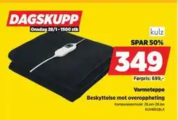 POWER Varmeteppe tilbud