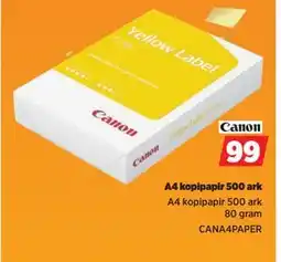 POWER A4 kopipapir 500 ark tilbud