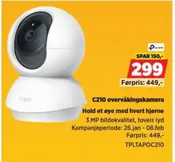 POWER C210 overvåkingskamera tilbud