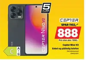 POWER Cepter Nivo V2 tilbud