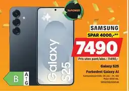 POWER Galaxy S25 tilbud
