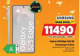 POWER Galaxy S25 Edge 256 GB tilbud