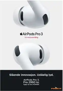 POWER AirPods Pro 3 tilbud