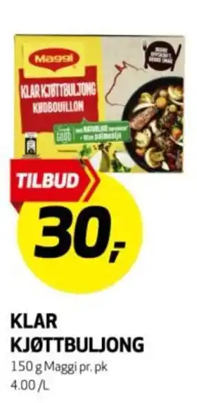 Bunnpris Klar kjøttbuljong tilbud