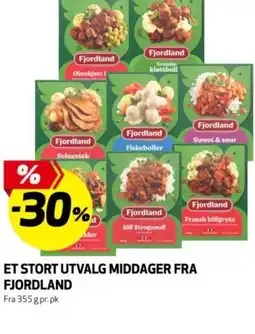 Bunnpris Et stort utvalg middager fra fjordland tilbud