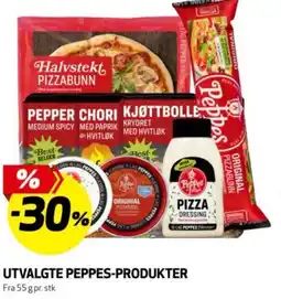 Bunnpris Utvalgte peppes-produkter tilbud