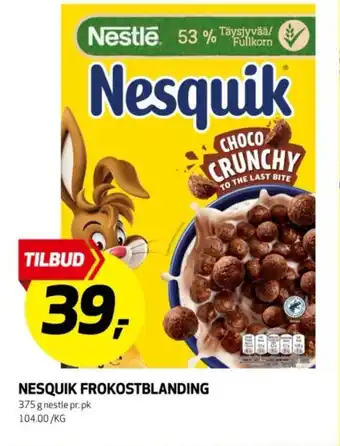 Bunnpris Nesquik frokostblanding tilbud