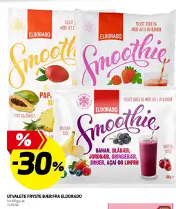 Bunnpris Utvalgte fryste bær fra eldorado tilbud