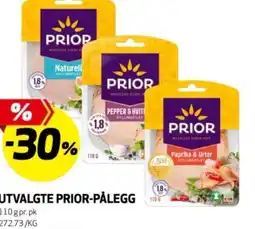 Bunnpris Utvalgte prior-pålegg tilbud