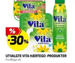 Bunnpris Utvalgte vita hjertego -produkter tilbud