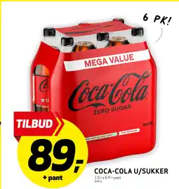 Bunnpris Coca-cola u/sukker tilbud