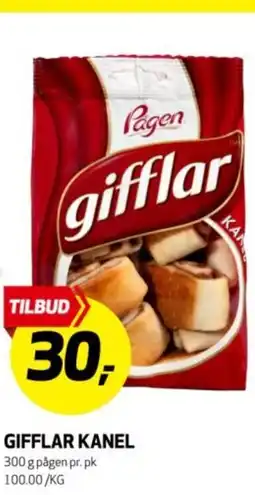 Bunnpris Gifflar kanel tilbud