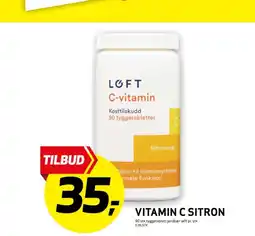 Bunnpris Vitamin c sitron tilbud
