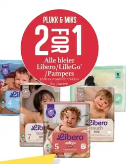 CC Mat Alle bleier Libero/LilleGo' /Pampers tilbud