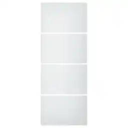 IKEA Svartisdal 4 panel til skyvedør, hvit papirmønster, 75x201 cm tilbud