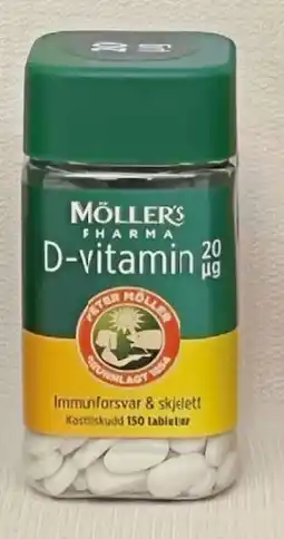 Vitusapotek D-vitamin 20μg tilbud