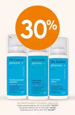 Vitusapotek DR. GREVE PHARMA+ HYALURON + SQUALANE tilbud