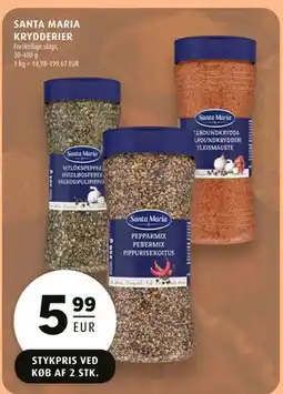 Scandinavian Park SANTA MARIA KRYDDERIER, EUR 5.99 tilbud