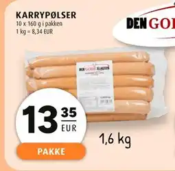 Scandinavian Park KARRYPØLSER, EUR 13.35 tilbud