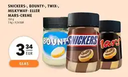 Scandinavian Park SNICKERS-, BOUNTY-, TWIX-, MILKYWAY- ELLER MARS-CREME, EUR 3.34 tilbud