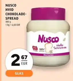 Scandinavian Park NUSCO HVID CHOKOLADESPREAD, EUR 2.67 tilbud