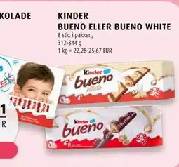 Scandinavian Park KINDER BUENO ELLER BUENO WHITE, EUR 8.01 tilbud