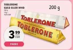 Scandinavian Park TOBLERONE GULD ELLER HVID, EUR 3.99 tilbud