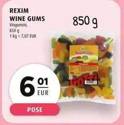 Scandinavian Park REXIM WINE GUMS, EUR 6.01 tilbud
