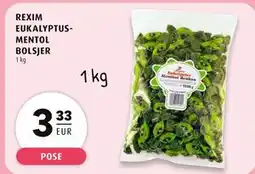 Scandinavian Park REXIM EUKALYPTUSMENTOL BOLSJER, EUR 3.33 tilbud
