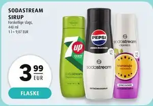 SODASTREAM SIRUP, EUR 3.99