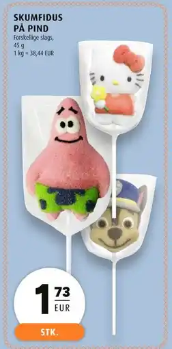 Scandinavian Park SKUMFIDUS PÅ PIND, EUR 1.73 tilbud