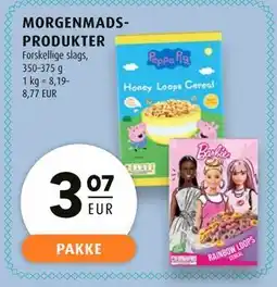 Scandinavian Park MORGENMADSPRODUKTER, EUR 3.07 tilbud