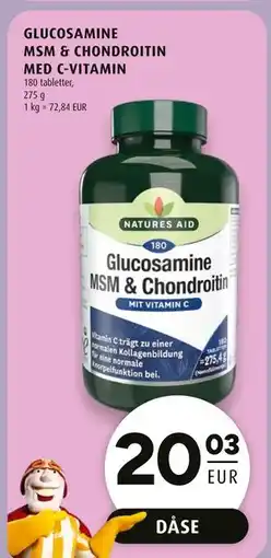 Scandinavian Park GLUCOSAMINE MSM & CHONDROITIN MED C-VITAMIN, EUR 20.03 tilbud
