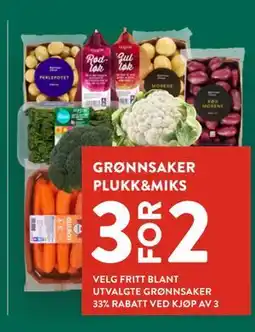 Jacobs GRØNNSAKER PLUKK&MIKS tilbud