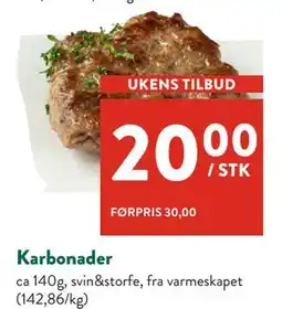 Jacobs Karbonader tilbud