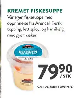 Jacobs KREMET FISKESUPPE tilbud