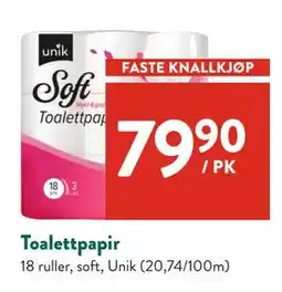 Jacobs Toalettpapir tilbud